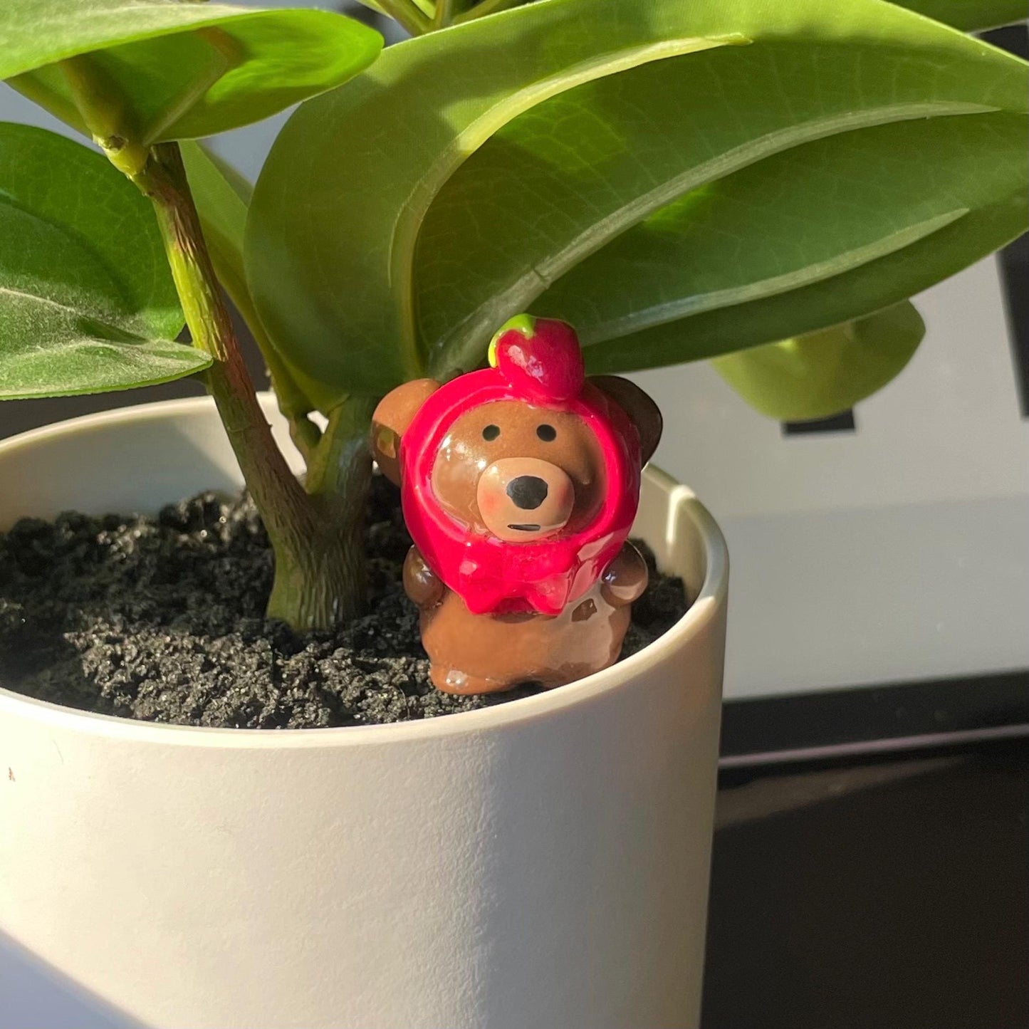 Strabu the Strawberry | Desk Pet or Figure Friend