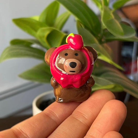 Strabu the Strawberry | Desk Pet or Figure Friend