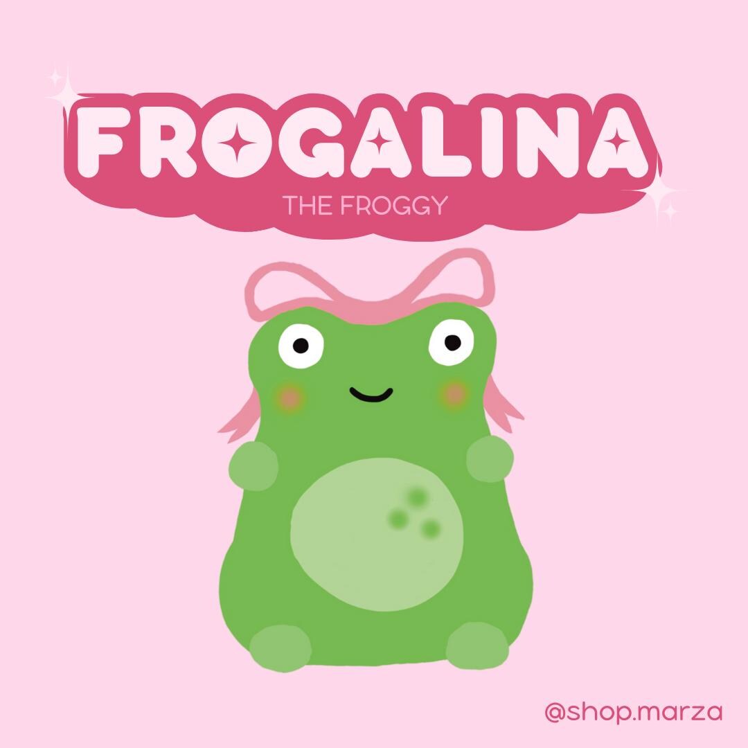 Frogalina the Froggy | Desk Pet or Figure Friend